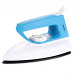 Showy DX Iron Box Cyan White | Lightweight | Fast Heating & Non-Stick Soleplate