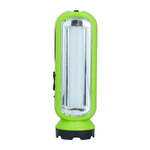 Impex LUMIN A1 Rechargeable LED Flashlight with Dual Torch & Lamp Modes and Built-in Charging Plug (Green)