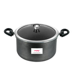 Biryani Pot 8 Ltr With Glass Lid IBP8 | Non-Stick| Induction Friendly | 1 Year Warranty