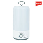 Impex IL 670 Rechargeable LED Lantern with Knob Control, 445 Lumens, and 1800 mAh Li-ion Battery (Gray & White)