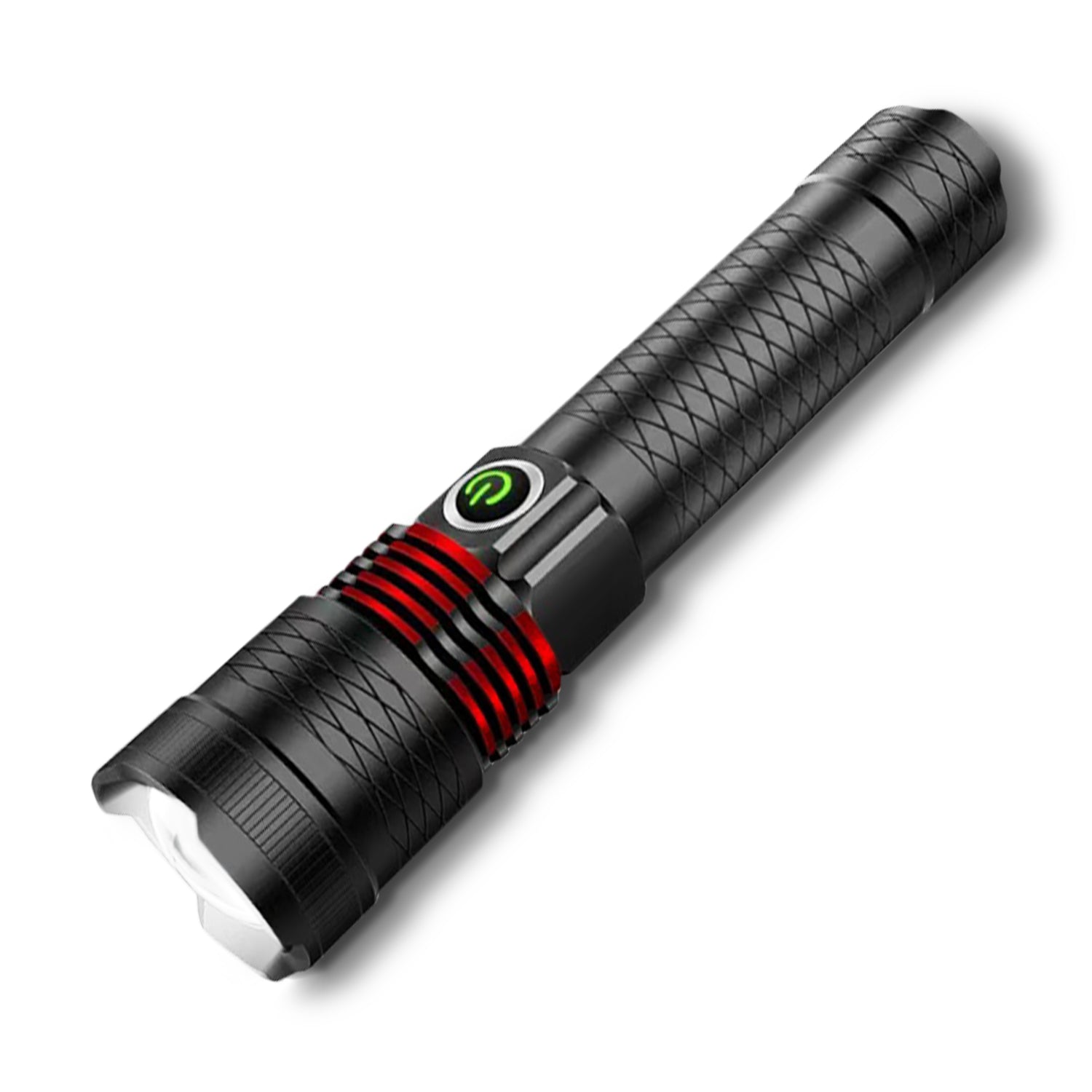 Impex HUNTER Z1 Rechargeable LED Flashlight with Laser LED, 1800 Meter Real Range and 1500 mAh Li-ion Battery (Black)