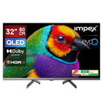 Impex evoQ 80 cm (32 inch) Full HD QLED Google TV 32S3QLC3 | Dolby Audio 24W, HDR10, Dual-Band Wi-Fi, Voice Remote | 4 Year Warranty
