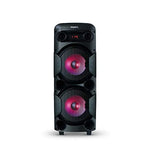 TS-8001 Portable Trolley Speaker | 80W RMS | Bluetooth | Wireless Mic | USB/TF/FM/AUX | LED DJ Lights | Remote Control