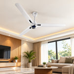 Atom Glow White BLDC Ceiling Fan with Remote |5 Star Energy Rating |Smart Glow LED