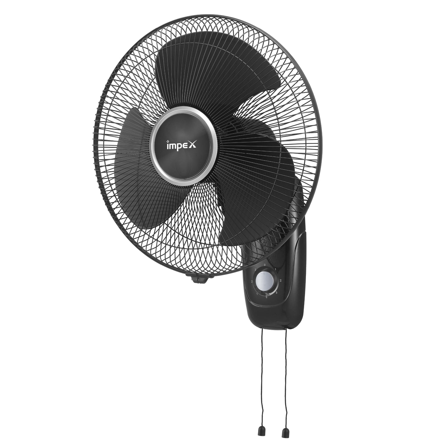 Impex eN Save 29 BLDC Wall Fan with 400mm Sweep, 1400 RPM, 3 Speeds, and 3-Year Warranty (Black)