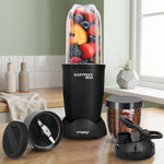 EAZYMIXX 2J500 500W Blender | 100% Copper Motor | 22,000 RPM | 2 Jars | Black | 2-Year Warranty
