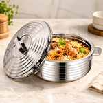 Cassy 2500 Stainless Steel Hotpot | 2.5L Insulated Casserole | Dishwasher Safe | Food Warmer
