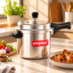 ECO 7 Litre Aluminium Pressure Cooker | Gas & Induction Compatible | Fast Heating & Durable | 5 Year Warranty