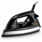 ASTRO 1K2Y Medium weight 1000 watts Dry Iron with Shock Proof Plastic Body (Black) | Non Stick Soleplate for Longer Durability | 360° Swivel Cord | 2 Years Warranty