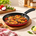 IFP-2442 Nonstick Aluminium Fry Pan | 24cm | High-Grade Teflon Coating | PFOA-Free | Induction Base | Bakelite Handle | Dishwasher Safe