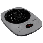 Impex OMEGA H2A SL220 GREY Induction Cooker with Powerful 2200W Fast Cooking and Crystalline Glass Top