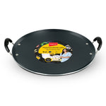 IPT 36 Black 36 cm Pathiri Tawa | Aluminium | Non-Stick with Induction Bottom | 1-Year Warranty