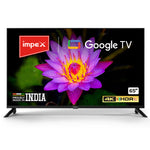 Impex evoQ 65S4RLC2 Android 11 LED Google TV 164 cm (65 Inches), 2 Years Warranty, Storage Memory 16GB and 2 GB RAM (Black)