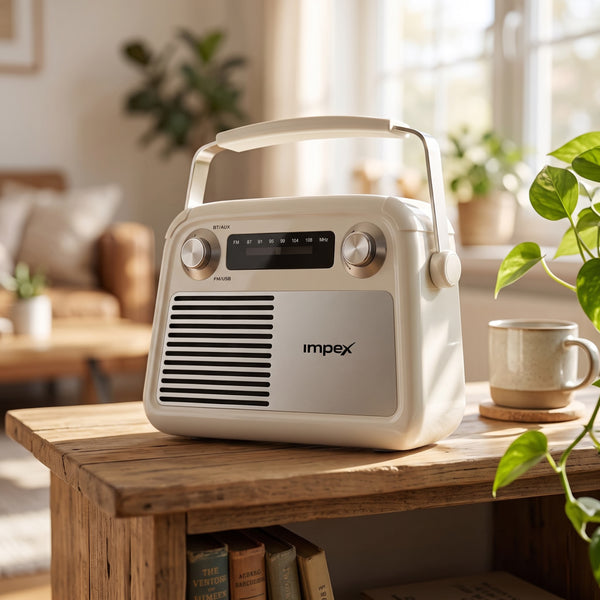 KM1304 Melody DX Portable Radio Speaker | Bluetooth 5.4 | FM Radio | USB | AUX | Type-C Charging | 10 Hours Playback