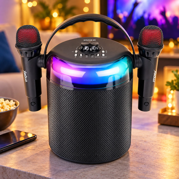 Portable karaoke speaker KM 1305 | Bluetooth Connectivity | 1-Year Warranty
