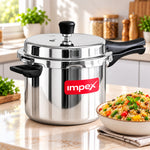Norma 5 L Pressure cooker | Aluminium | Non Induction Base | Fast Heating | Safe and Durable | 5 Year Warranty