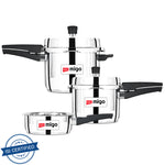 IMPEX Stainless Steel Pressure cooker IFC 235 SS 5 L, 3 L, 2 L Induction Bottom