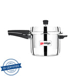 IMPEX Migo 5 L Stainless Steel Pressure cooker IFC 5 SS Induction Bottom (Stainless Steel)