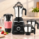 Panther X9 4J Mixer Grinder (Black) | 900W Motor | 4 Jars | 7-Year Motor Warranty