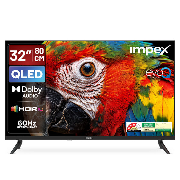 QLED TV (evoQ 32S2QLF3) 32" Full HD QLED GOOGLE TV | 4 YEAR WARRANTY | VOICE REMOTE | DOLBY AUDIO
