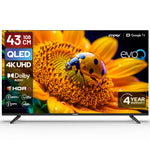 QLED TV (evoQ 43S4QLF3) 43" 4K UHD QLED GOOGLE TV | 4 YEAR WARRANTY | VOICE REMOTE | DOLBY AUDIO