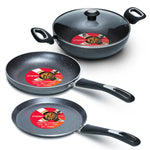 RKTF 24G Granite Cookware 4PCS Set | Non Stick | Easy Clean | Gas & Induction Compatible