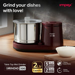 GRINDIO 200 Table Top Wet Grinder | 2 Litre | 150W Motor | 5 Year Motor Warranty