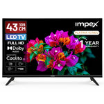 PLATINA 43 NEO43 Inch Full HD Smart LED TV | Dolby Audio | Surround Sound | A+ Panel | 16.7 Million Colors | Coolita OS | 60Hz