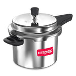 Norma 5 L Pressure cooker | Aluminium | Non Induction Base | Fast Heating | Safe and Durable