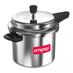 Norma 10 L Pressure cooker |Aluminium | Non Induction Base | Fast Heating | Safe and Durable | 5 Year Warranty