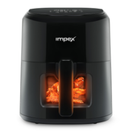 Smart Fry DS45 Air Fryer 4.5 L Black | 1200 W | 80% Less Oil | Fry, Defrost, Roast, Grill & Bake | 2 Year warranty