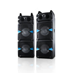 Thunder T100 160W Stage Speaker System | Bluetooth Party Speaker with Guitar & Mic Input | RGB Lights | USB, AUX, SD & FM