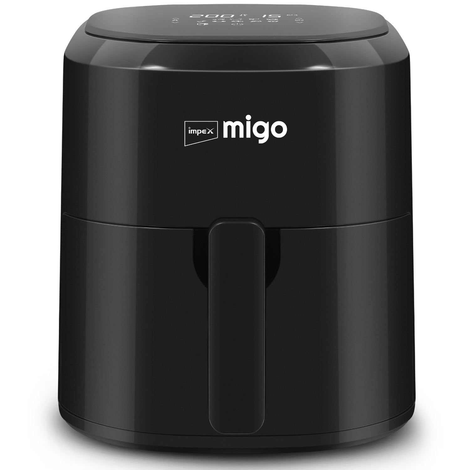 Impex Migo Digital Air Fryer 10 in 1 Airfryer, 1200 W 4.5 L Instant Electric Air Fryer for Home Auto Cut Off, Fry, Grill, Roast, Steam, and Bake 2 Years Warranty (Black)