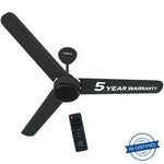 Impex BLDC Ceiling Fan ATOM 28 5 Star Rated Ceiling Fans for Home with Remote Control | Upto 65% Energy Saving High Speed Fan Having 5 Years Warranty (Smoke Brown)