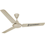 Whizstar 1200mm Ceiling Fan | 50W | 400 RPM | 210 CMM Air Delivery | Double Ball Bearing | Ivory | 2 Year Warranty