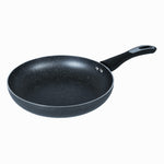 Impex Royal Granite nonstick Fry pan 24 cm (RFP24G) with 5-Layer Granite Coating, Induction Base Frypan Compatible for Induction, Electric and Gas Stove Tops Having 1 Year Warranty (Grey)