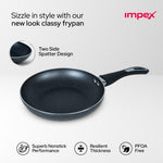 Royal Granite Fry pan RFP24G | Non-stick | 5-Layer Granite Coating | Induction Base |1 Year Warranty