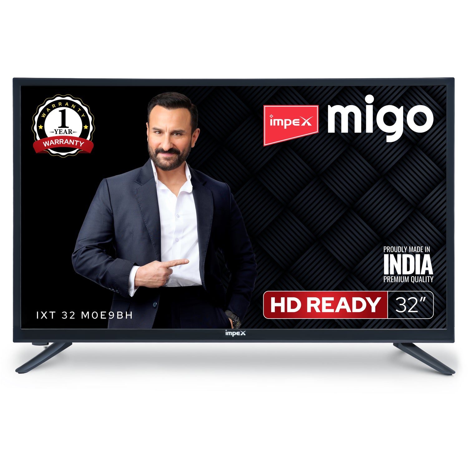 Impex Migo 80 cm (32 inch) HD Ready LED TV 1 Year On-site Warranty (Black)