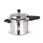 Impex Serene Stainless Steel Triply Pressure Cooker Outer Lid 3 Ltr, silver