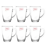 Impex CLAIR-220 Juice/Water Glassware Set (Set of 6 Glasses 220 ml,Transparent)