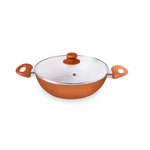 Impex Non-Stick Ceramic Kadai Pan (Pearl 2475)