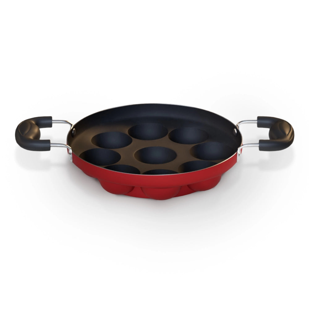 Impex Premium Non Stick Paniyarakkallu (Unniyappa Chatty, 9 Pits)