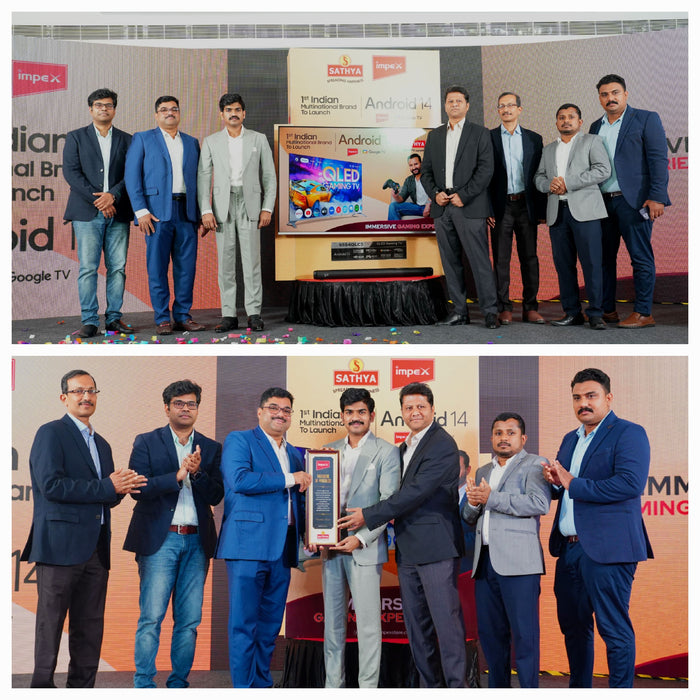 Impex Becomes 1st Indian Multinational Brand to Introduce Android 14 QLED Google TV