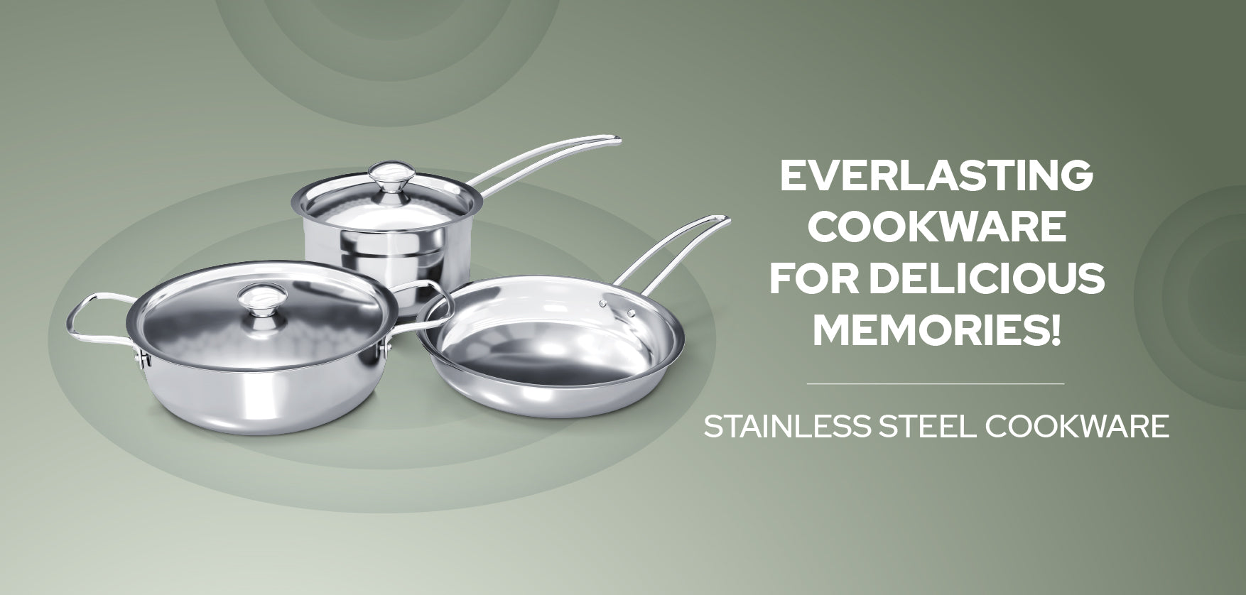 Triply Stainless Steel  Cookware