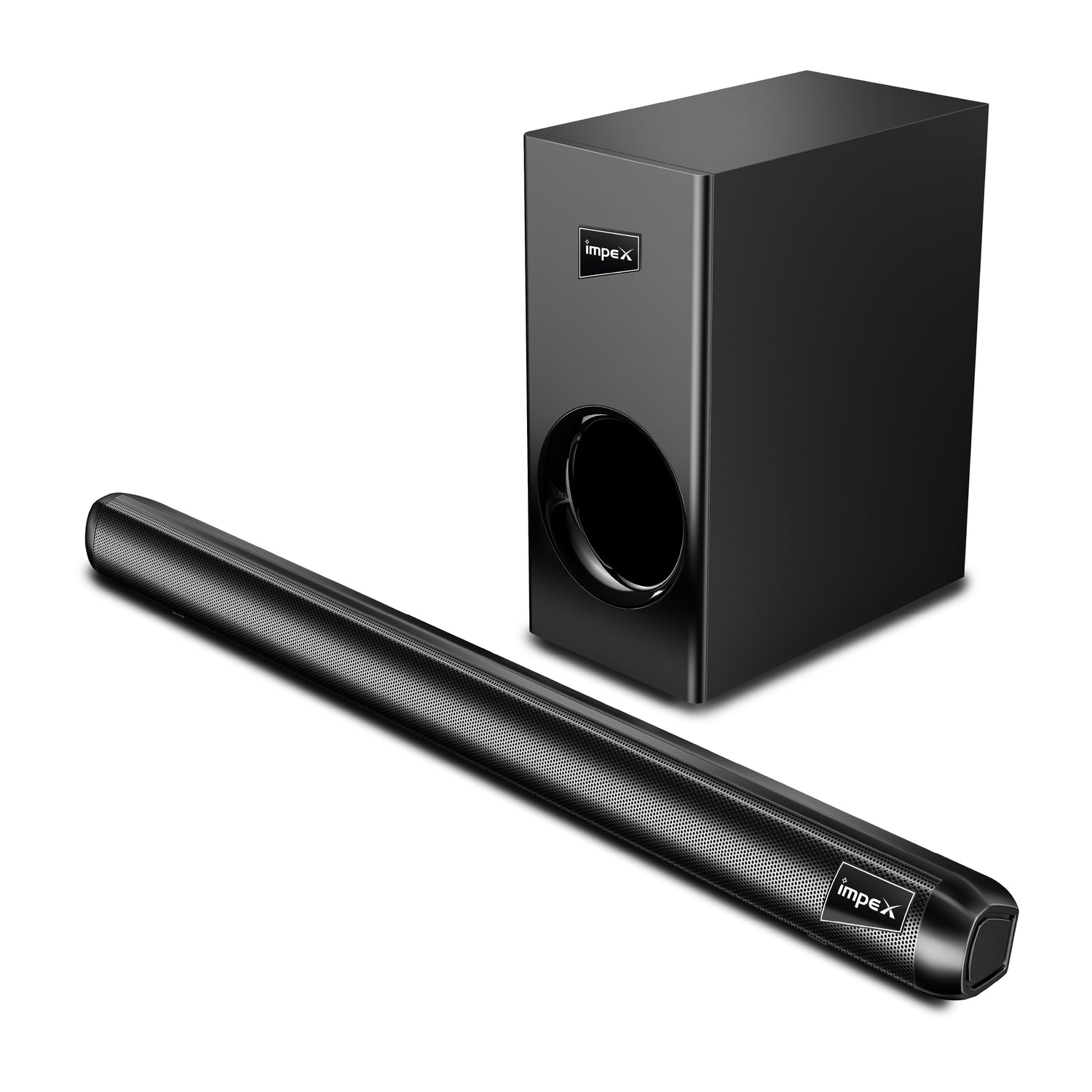 Impex Thunder Beat 3304 80W Soundbar with Subwoofer, Bluetooth 5.3, Multiple Inputs, Wall Mountable - Black | 1 Year Warranty