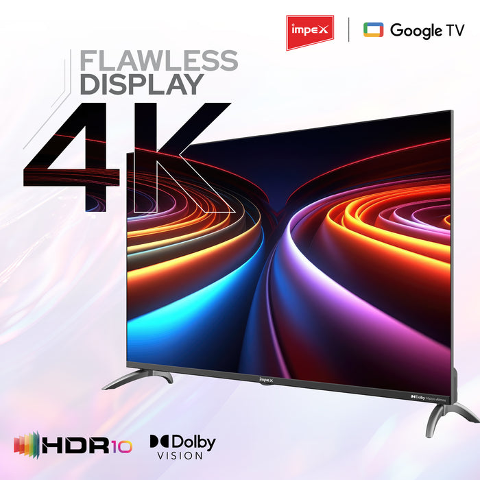 Impex evoQ 55S4RLC3 - 55" UHD Smart LED TV with Android 14 & Dolby Atmos