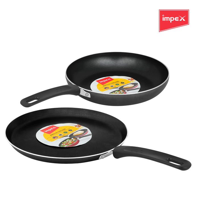 Impex Envy 2PCS Nonstick Cookware Set - Grey