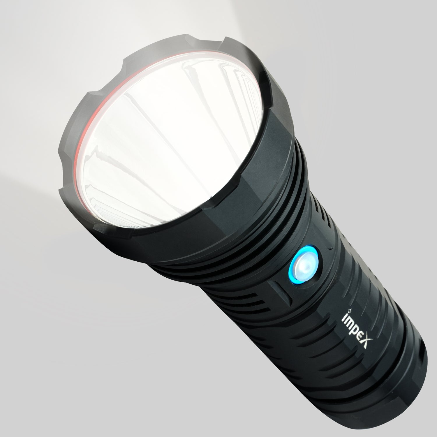 Impex Ultra X20 Rechargeable LED Flashlight with 1500 Lumens, 6600 mAh Li-ion Battery and Protective Case