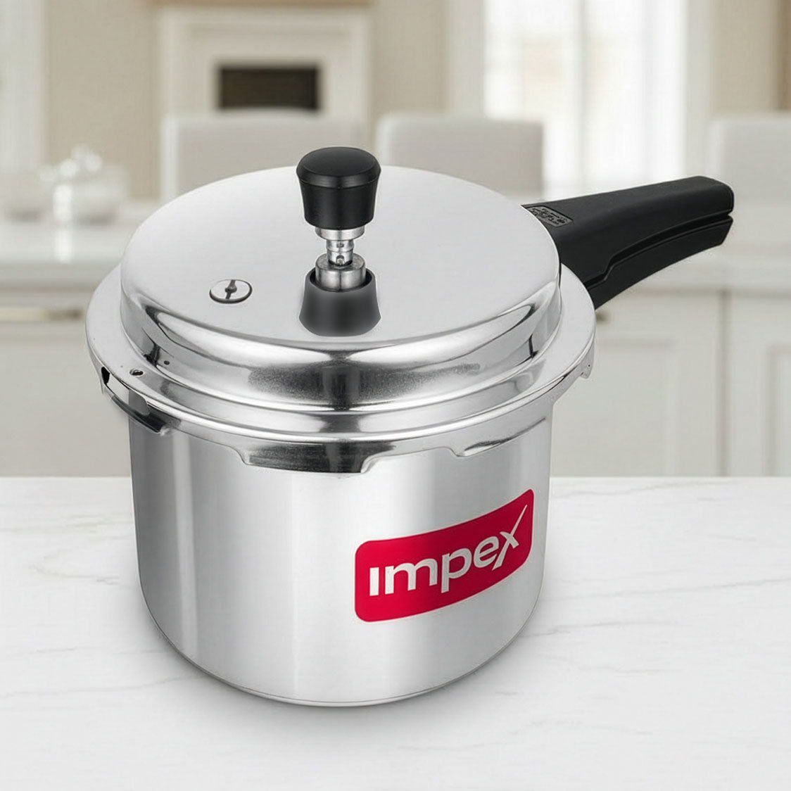 Impex EP3 Induction Base Stainless Steel Pressure Cooker (3 L, Silver)