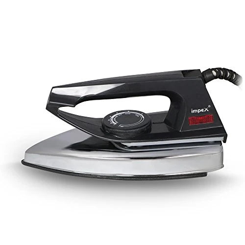 Showy Light Weight Dry Iron | 750W | Nonstick Teflon-Coated Soleplate | 6 Temperature Settings | Automatic Thermostat | Lightweight Design | 2 Year Warranty